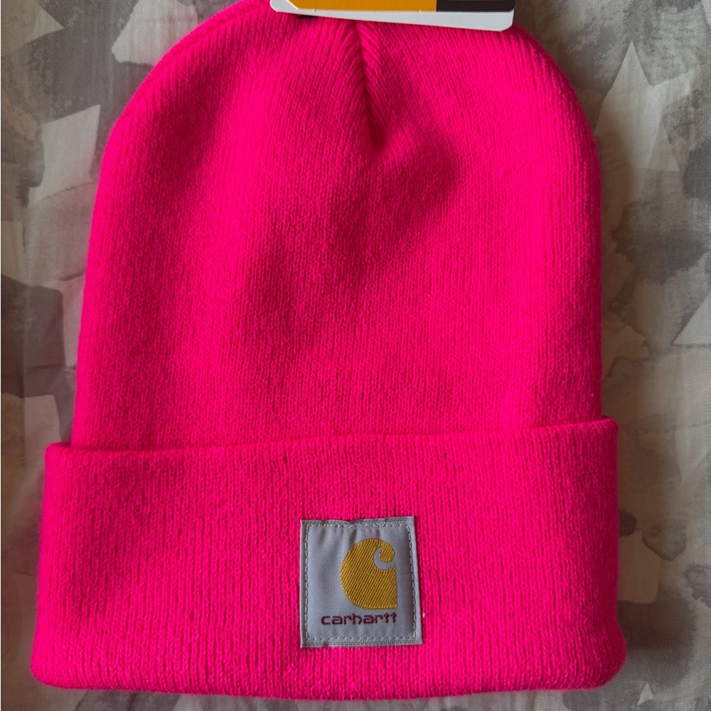 Carhartt Neon Pink Knit Hat